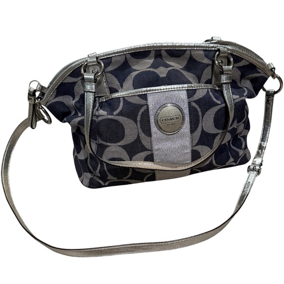 Coach dark denim and Silver Women's Bag - Picture 1 of 3